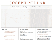 Tablet Screenshot of josephmillar.org